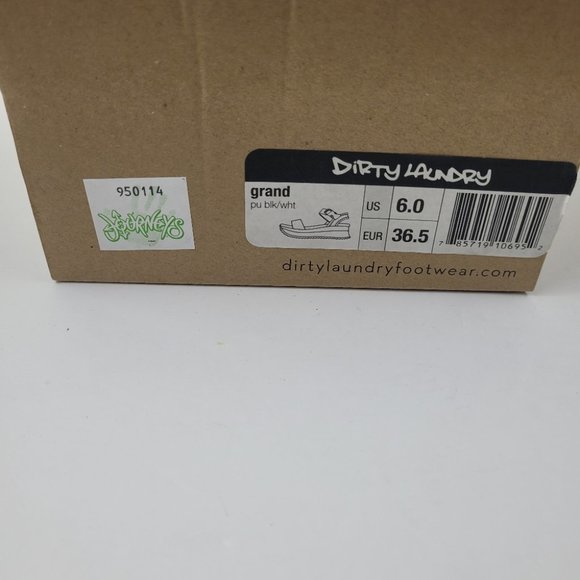 Dirty laundry grand pu platform sandals, womens size 6. - Picture 11 of 11